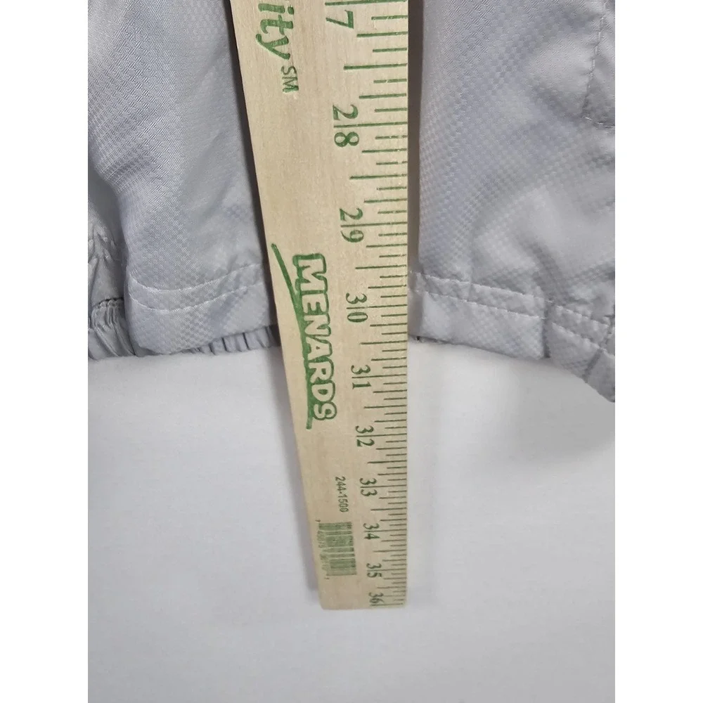 Adidas Golf 1919 Gray‎ Vented Full Zip Wind Breaker Men's Large Side Pockets